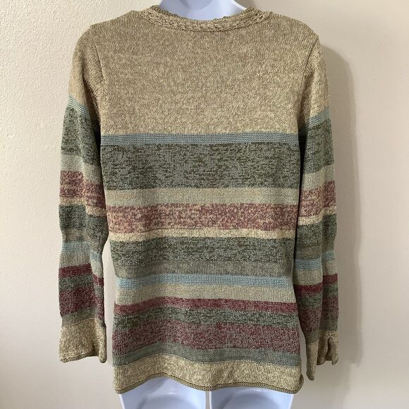 Susan Bristol Vintage Y2K Fairy Grunge Artsy Silk Blend Fairycore Knit Sweater M - Picture 6 of 11